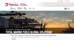 Desktop Screenshot of marinefuels.total.com