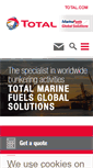 Mobile Screenshot of marinefuels.total.com